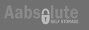 Aabsolute Self Storage black and white logo