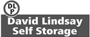 David lindsay self storage black and white logo