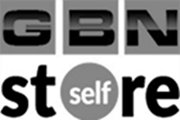 gbn slef store black and white logo 