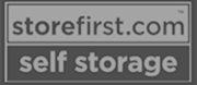 store first self storage black and white logo