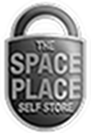 The Space Place Self Storage black and white logo