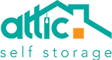 attic self storage logo