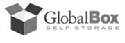 global box self storage black and white logo