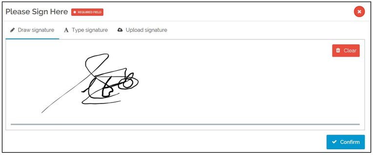 Space Manager e signature